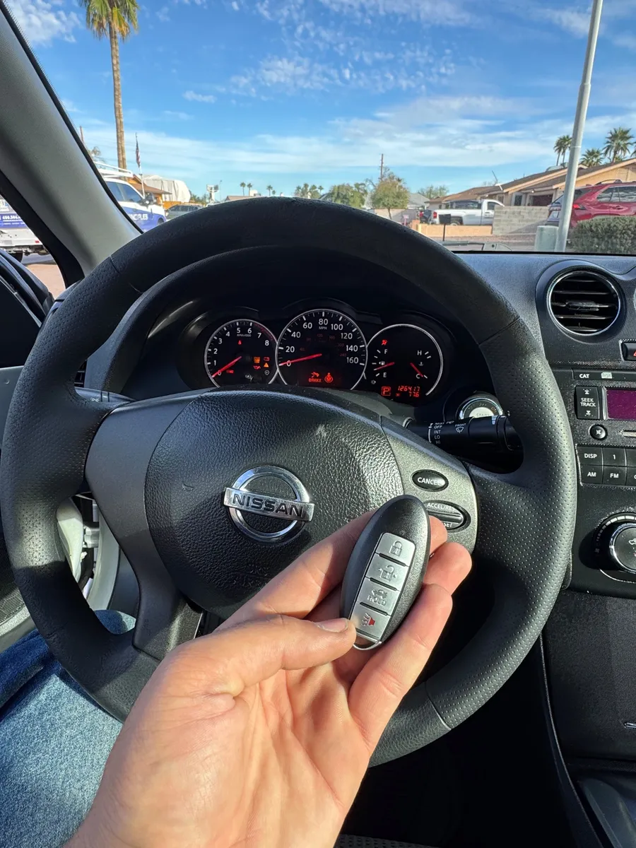 Nissan Dashboard Key — Liza Locksmith job in Phoenix