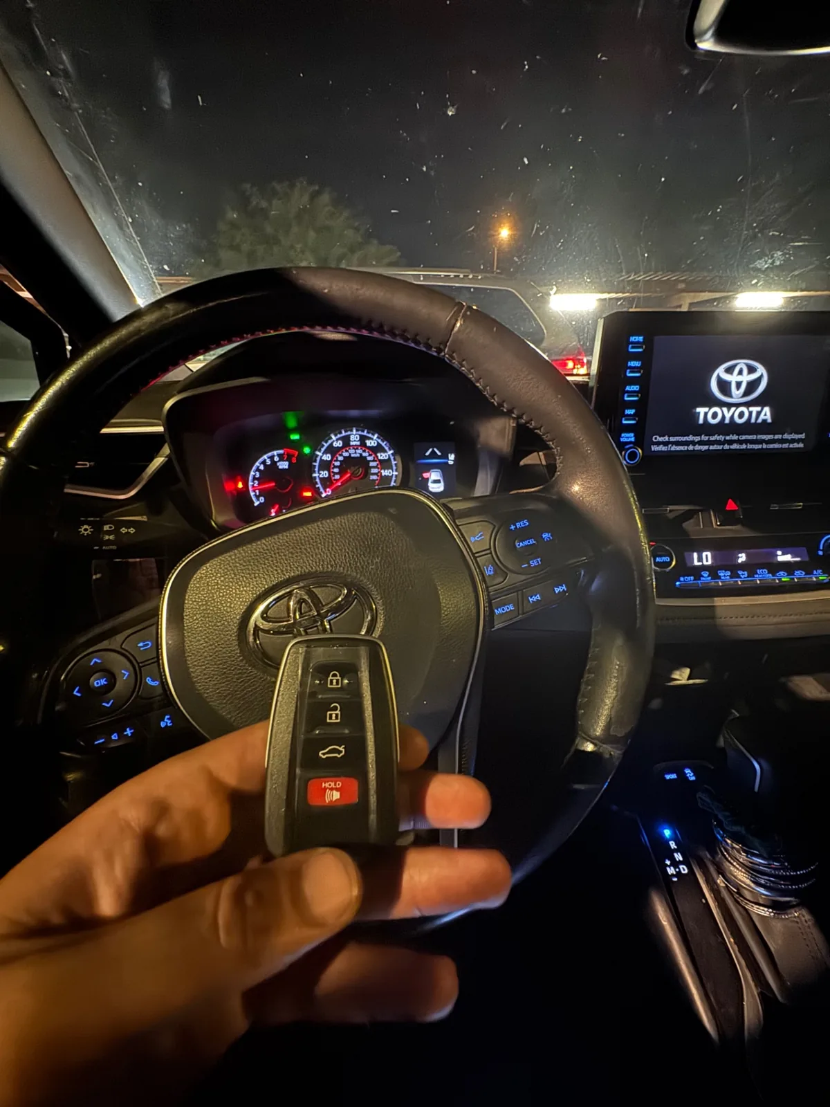 Precision cut key replacement completed during a real Toyota-family locksmith job
