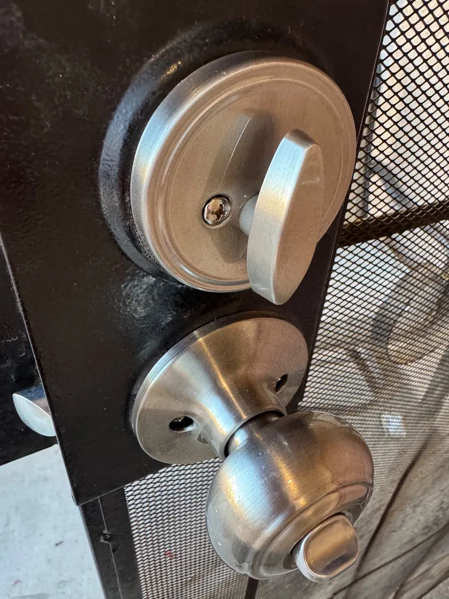 Security Door Deadbolt — Liza Locksmith job in Phoenix