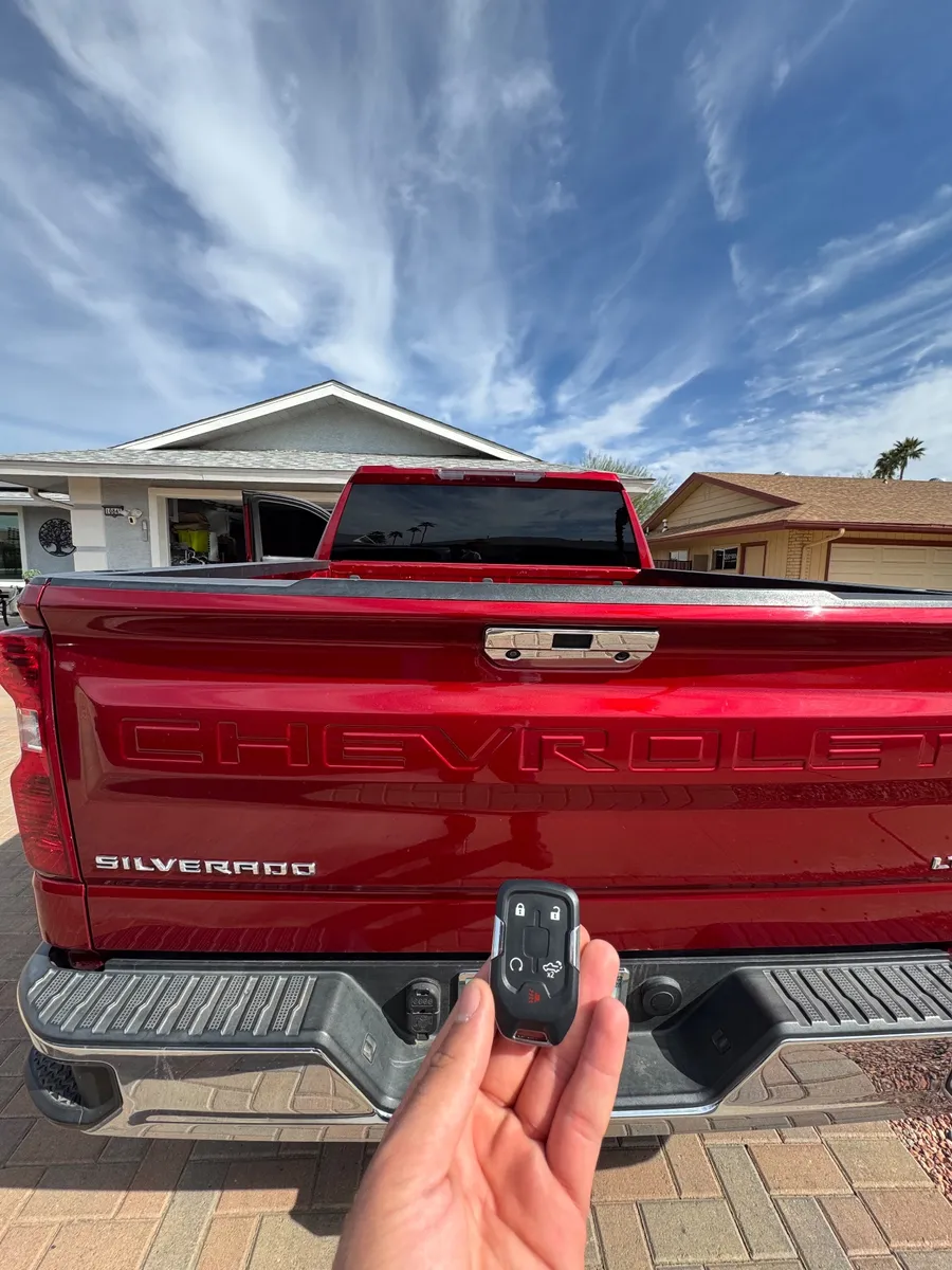Chevrolet Silverado Key — Liza Locksmith job in Phoenix